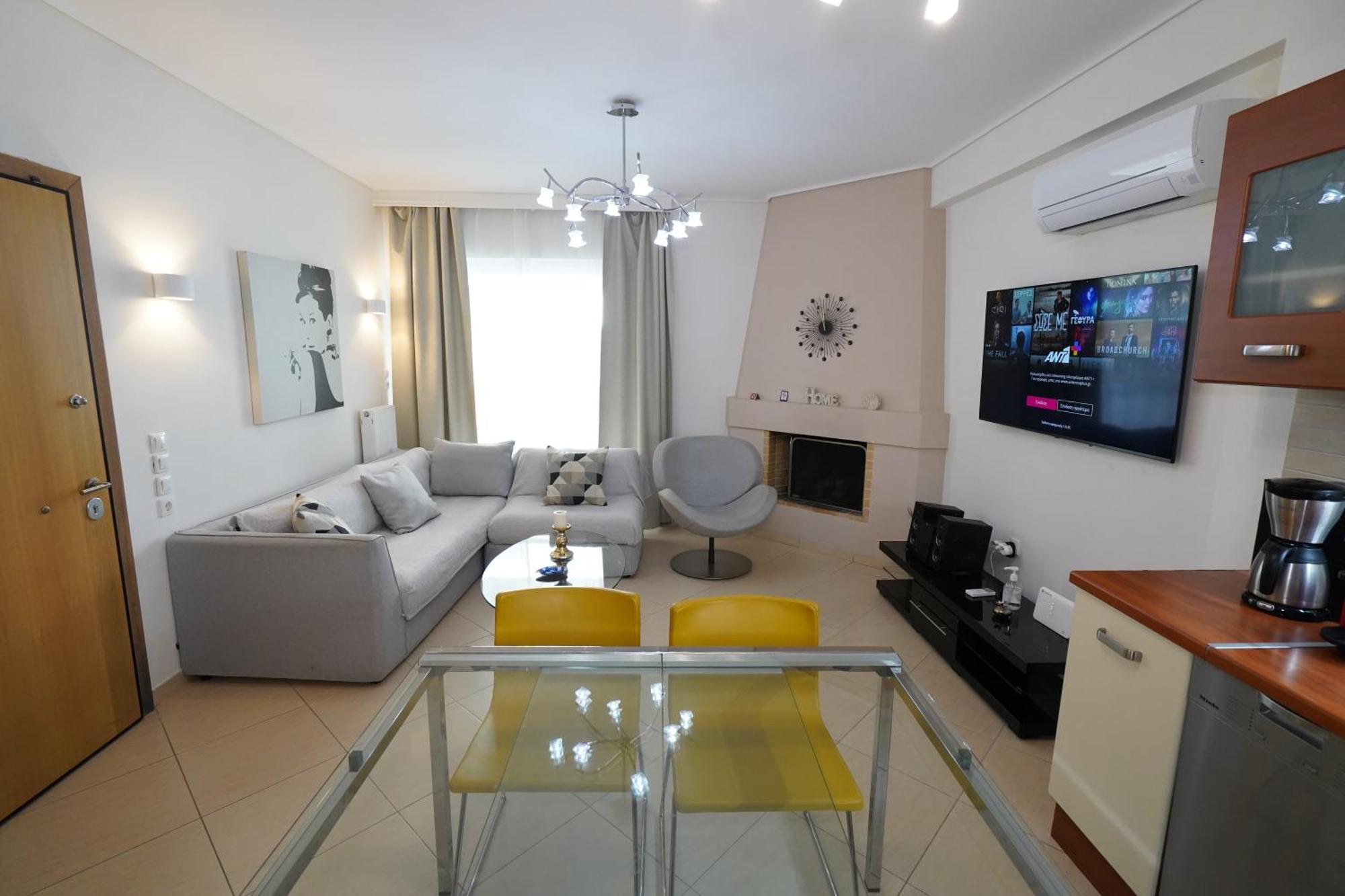Garden Apartment Next To The Mall -Private Parking Αθήνα Εξωτερικό φωτογραφία
